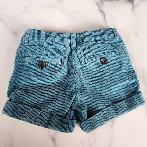 Mini Boden 5 year girls corduroy pleated cuffed shorts Autumn chunky - Picture 5 of 5